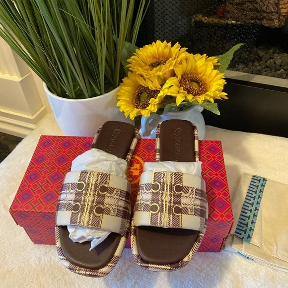 Tory Burch Doublet Sport Slides-Printed